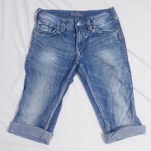 Silver Jeans Suki Surplus Knee length Capris